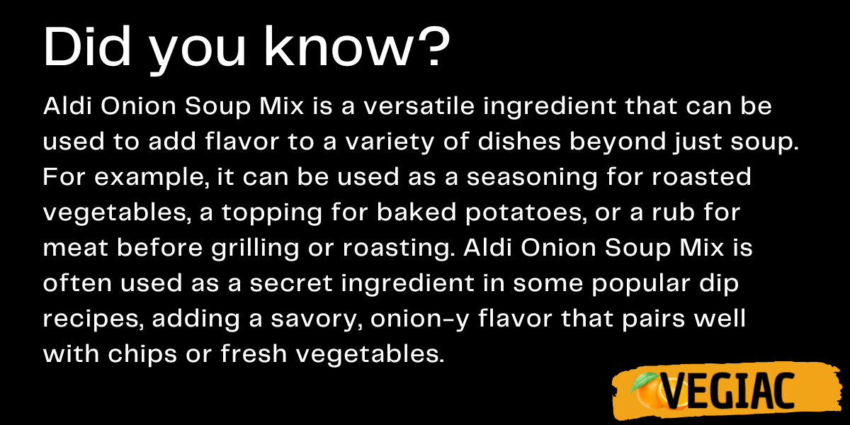 Is Aldi Onion Soup Mix Gluten Free? [Answered!] 2024