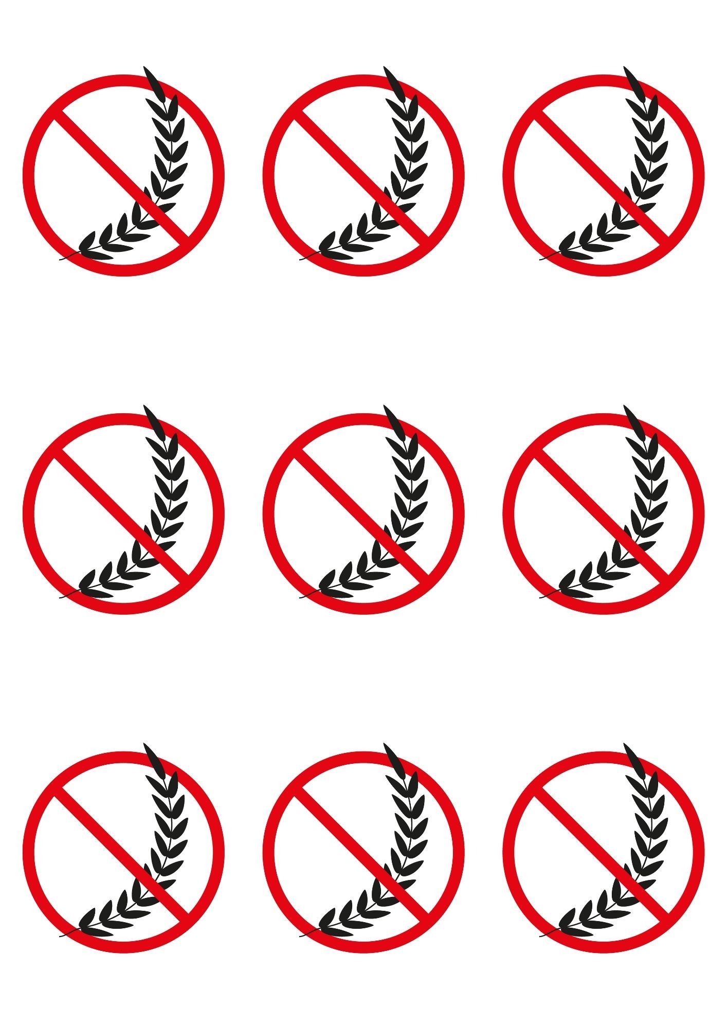 Gluten-Free Signs & Labels (Printable + FREE)