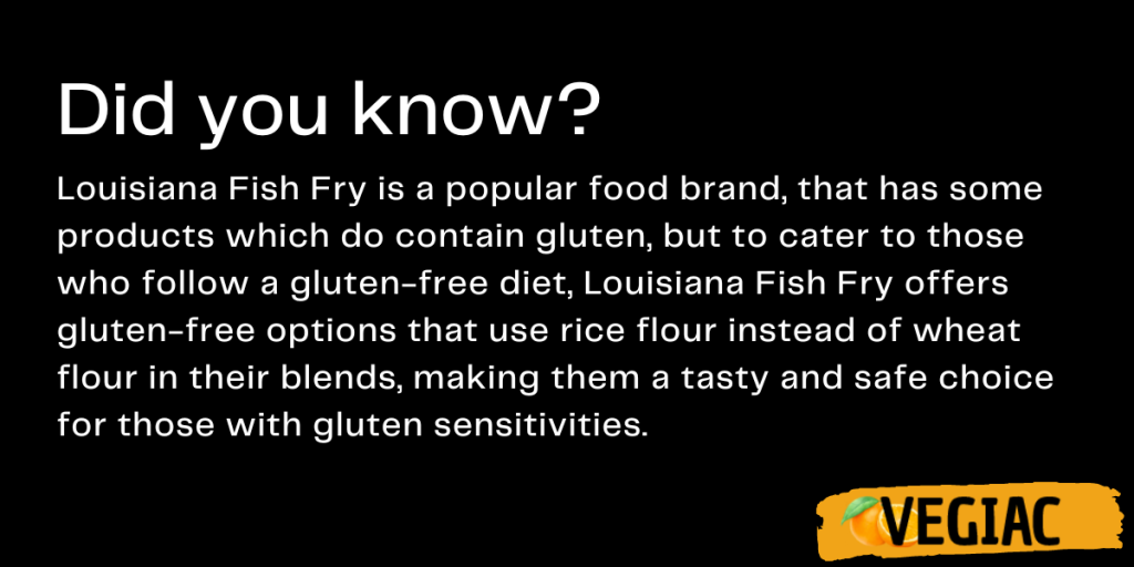 Is Louisiana Fish Fry Gluten Free?